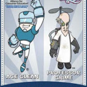 Poster with Ace Clean and Professor Grime